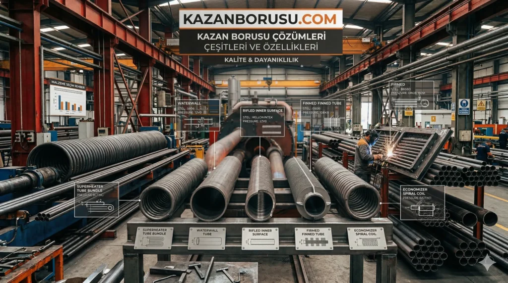 kazan borusu çeşitleri