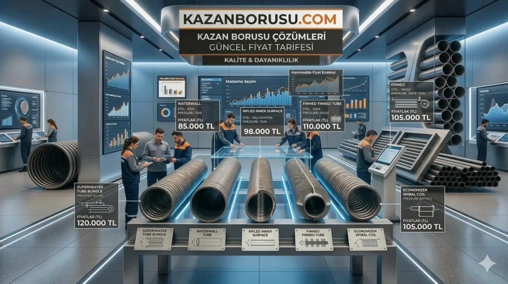 kazan borusu fiyatları